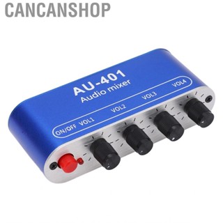 Cancanshop Stereo Mixer 4 Way In Mixing Board Headphone Amplifier 3.5mm Supports