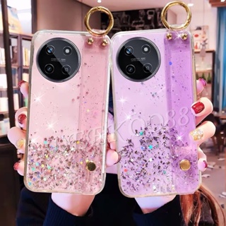 ใหม่ เคสโทรศัพท์มือถือนิ่ม แบบใส ลายอวกาศ ดาว พร้อมสายคล้องมือ สําหรับ Realme11 NFC RealmeC51 Realme 11 NFC C51 4G 5G 2023