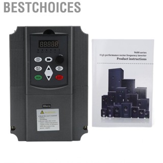 Bestchoices Variable Frequency Drive  Inverter 3 Phase 0-380V Output Good Heat Dissipation for Grinder