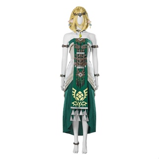 Zelda ชุดคอสเพลย์ ชุดเจ้าหญิง ชุดปาร์ตี้ฮาโลวีน ชุดอําพราง