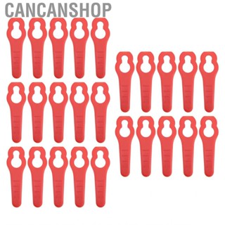 Cancanshop 50PCS Plastic Trimmer Blades Grass Replacement  Cutting Accessories