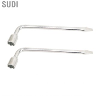 Sudi Tire Lug Wrench High Torque L Shaped Hexagonal Rust Proof Car Wheel Nut Galvanized Surface for Screw  Operation