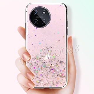 พร้อมส่ง เคสโทรศัพท์มือถือ ซิลิโคนนิ่ม TPU ใส แต่งกลิตเตอร์ ระยิบระยับ สําหรับ Realme11 NFC RealmeC51 Realme 11 NFC C51 4G 5G