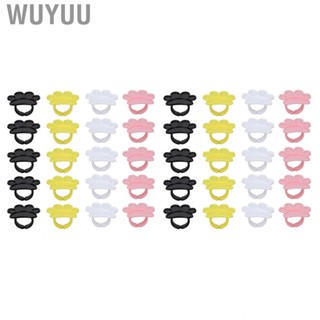 Wuyuu 40pcs  Tray Set Plastic Salon Wearable Art Gel