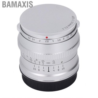 Bamaxis Lens  50mm F1.2 Large Aperture Natural Portraits Good Image Quality 32 Degree Viewing Angle Highlight Subject for Shooting Sketches