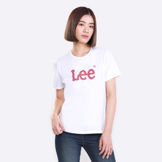 LEE เสื้อยืดแขนสั้นผู้หญิง ทรง REGULAR รุ่น LE S523WTSSF01 สีขาว