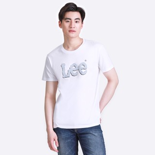 LEE เสื้อยืดแขนสั้นผู้ชาย ทรง REGULAR รุ่น LE S523MTSSF05 สีขาว