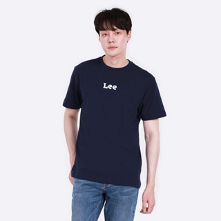 LEE เสื้อยืดแขนสั้นผู้ชาย รุ่น LE L2001139 สีน้ำเงิน เสื้อยืดแขนสั้น เสื้อผ้าผู้ชาย