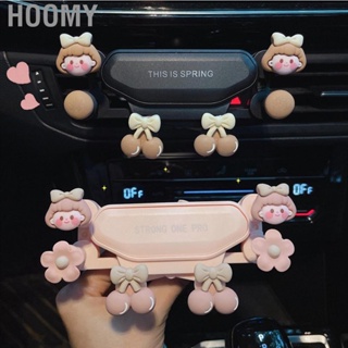 Hoomy Car Phone Holder Universal Multifunction Cute Cartoon Prevents Shake 6 Points Air Vent for