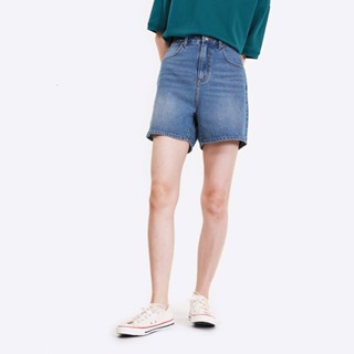 LEE กางเกงขาสั้นผู้หญิง ทรง SHORT รุ่น LE L2031106 สียีนส์ ลี กางเกงขาสั้น เสื้อผ้า เสื้อผ้าผู้หญิง