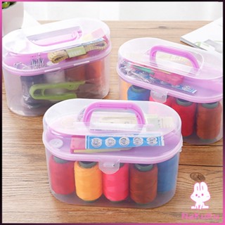 NKK DIY อุปกรณ์เย็บผ้า ด้าย เข็ม ครบเซ็ท ขนาดพกพา คละสี Sewing set