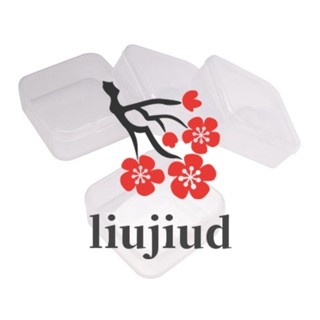 Liujiud กล่องพลาสติกใส ขนาดเล็ก พร้อมฝาปิด อุปกรณ์เสริม สําหรับจัดเก็บลูกปัด งานฝีมือ อุปกรณ์การเรียนรู้ สกรู สว่าน