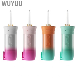 Wuyuu Electric  Irrigator 3 Gears 360 Degrees Rotation 200ml Water Tank Scalable Dental Oral Cleaner