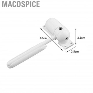 Macospice Automatic Door Closer Metal Mini Low Noise Hidden Spring for Residence