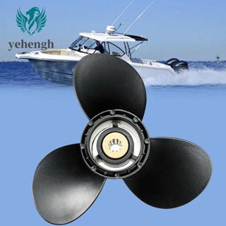  Yehengh 9 ใบพัดอลูมิเนียมอัลลอย 10 ซี่ 1/4x9 สําหรับเรือ Suzuki 8-20HP 58100-93723-019