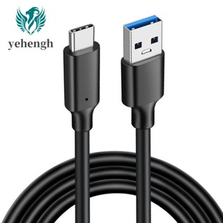  Yehengh สายเคเบิลฮาร์ดดิสก์ USB3.2 10Gbps Type C USB A เป็น Type-C 3.2 USB C SSD 1 เมตร