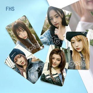 Fhs NewJeans OMG 1st Single Album Version Minji Hanni Danielle Haerin Hyein โฟโต้การ์ด LOMO การ์ด 5 ชิ้น