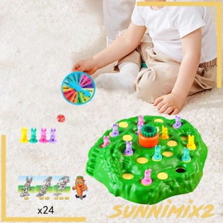 [Sunnimix2] เกมตรวจสอบกระต่าย ของเล่นสําหรับเด็ก ครอบครัว