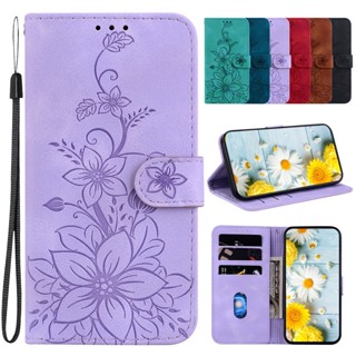 เคสหนัง PU ฝาพับแม่เหล็ก ลายนูน พร้อมช่องใส่บัตร สําหรับ Samsung Galaxy A71 A51 A41 A31 A21 A11 M11