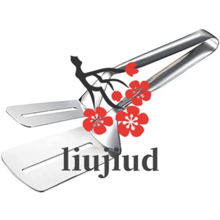 Liujiud ที่คีบสเต็ก สเตนเลส สองด้าน อเนกประสงค์ สําหรับคีบขนมปัง ไข่ บาร์บีคิว