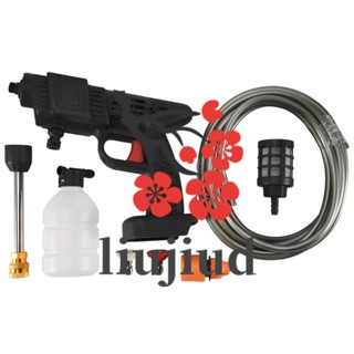 Liujiud เครื่องฉีดน้ําไฟฟ้า แรงดันสูง ไร้สาย 1500W 60 บาร์ สําหรับแบตเตอรี่ Makita B