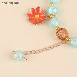 Shakangcool สร้อยข้อมือ ประดับลูกปัดคริสตัล รูปดอกไม้ หรูหรา เครื่องประดับ แฟชั่นยอดนิยม สําหรับผู้หญิง