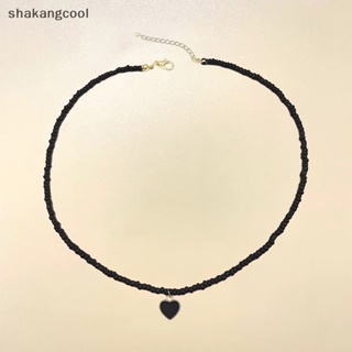 Shakangcool สร้อยคอโชคเกอร์ จี้ลูกปัด รูปหัวใจ หลากสี แฮนด์เมด เครื่องประดับแฟชั่น สไตล์โบโฮ สําหรับผู้หญิง SGL