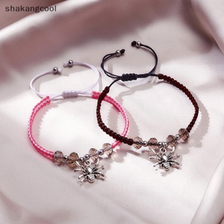 Shakangcool สร้อยข้อมือแม่เหล็ก รูปแมงมุม หัวใจ ของขวัญปาร์ตี้ฮาโลวีน สําหรับผู้หญิง และผู้ชาย SGL