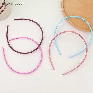 Shakangcool ที่คาดผมเรซิ่น กันลื่น สีแคนดี้ เหมาะกับฤดูใบไม้ผลิ สําหรับผู้หญิง และผู้ชาย