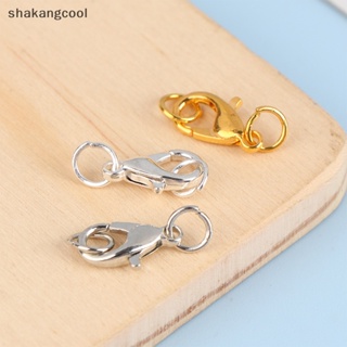 Shakangcool ตะขอก้ามปู สเตนเลส สําหรับทําเครื่องประดับ สร้อยคอ สร้อยข้อมือ DIY 10 ชิ้น SGL