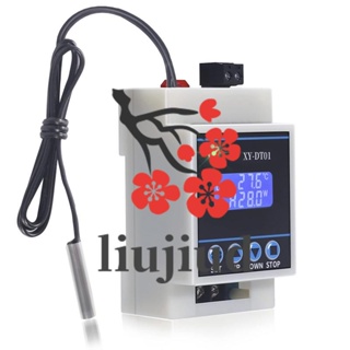 Liujiud XY-DT01 เครื่องควบคุมอุณหภูมิดิจิทัล -40-110°C เทอร์โมสตัทดิจิทัล ไมโคร ดิจิทัล พร้อมหน้าจอ LCD และเซนเซอร์ กันน้ํา