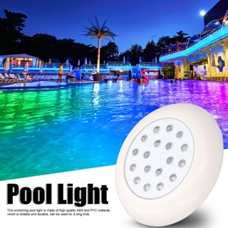 MR.ILLUMINATION 10W 12V 18LED ไฟสระว่ายน้ำ IP68 กันน้ำ RGB ไฟใต้น้ำ 1000LM โคมไฟบ่อ