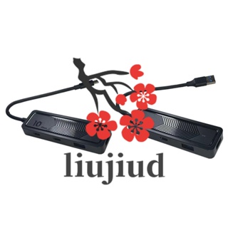 Liujiud เครื่องอ่านการ์ดหน่วยความจํา 6-in-1 USB ขยาย 10Gbps ส่งข้อมูลเร็ว USB-C USB 3.2 Type C Hub