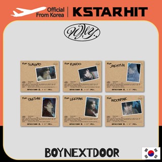 (LETTER ver.) BOYNEXTDOOR - 1st EP album [WHY..] (+POB)