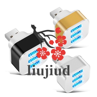 Liujiud อะแดปเตอร์ฮับ USB 2.0 แบบชาร์จเร็ว พร้อมไฟแสดงสถานะ LED สําหรับโทรศัพท์มือถือ แท็บเล็ต แล็ปท็อป พีซี 1 ชิ้น