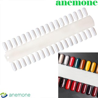 Anemone บอร์ดตัวอย่างเล็บปลอม 36 สี สําหรับฝึกทําเล็บ