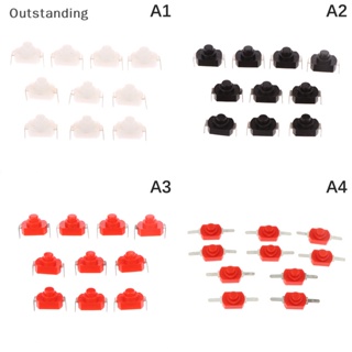 Outstanding สวิตช์ปุ่มกดเปิดปิด ขนาดเล็ก 12*8 มม. สําหรับไฟฉายไฟฟ้า 1208YD 10 ชิ้น