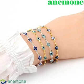 Anemone สร้อยข้อมือโซ่ จี้รูปตาปีศาจ สไตล์เกาหลี ตุรกี สําหรับคู่รัก