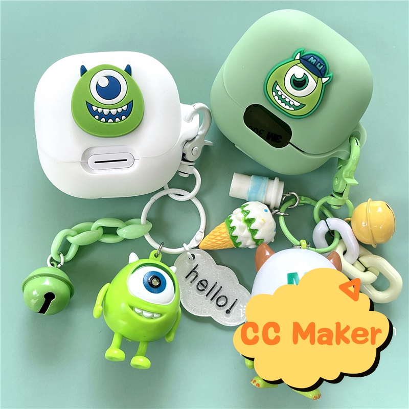 For Anker Soundcore Liberty 4NC Case Cartoon Keychain Lanyard Anker Soundcore Liberty 4 Silicone Sof