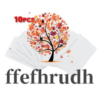 Ffefhrudh การ์ดพร็อกซิมิตี้ RFID 125Khz 1.9 มม. สีขาว 10 ชิ้น