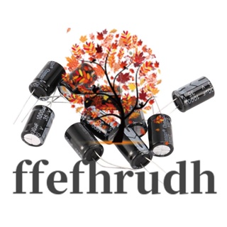 Ffefhrudh ตัวเก็บประจุอิเล็กโทรไลต์ เรเดียล อะลูมิเนียม 1000uF 35V 13 มม. x 21 มม. 10 ชิ้น