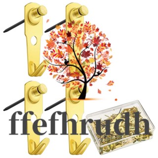 Ffefhrudh ตะขอแขวนกรอบรูป นาฬิกา 30 ปอนด์ 60 ชิ้น