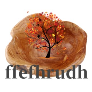 Ffefhrudh จานไม้แกะสลักผลไม้ ขนาด 20-24 ซม. ของใช้ในครัวเรือน