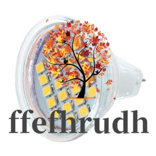 Ffefhrudh MR11 24 3528 SMD หลอดไฟสปอตไลท์ LED สีขาวอบอุ่น DC 12V