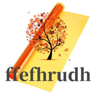 Ffefhrudh ฟิล์มไวนิล สีส้ม ขนาด 30 ซม. x 120 ซม. สําหรับติดรถยนต์