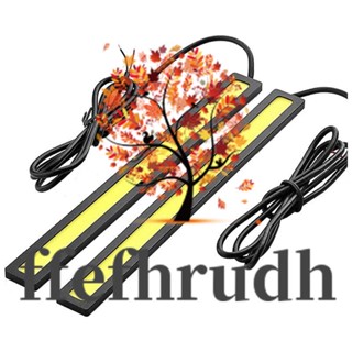 Ffefhrudh ไฟตัดหมอก LED COB กันน้ํา สว่างมาก สีขาว สําหรับรถยนต์ 2 ชิ้น