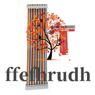 Ffefhrudh RPi GPIO บอร์ดขยาย สายเคเบิลริบบิ้น และอะแดปเตอร์ T Type GPIO 20 ซม. FC40 40pin สําหรับ Raspberry Pi 3 2 Model B &amp; B+ SC05