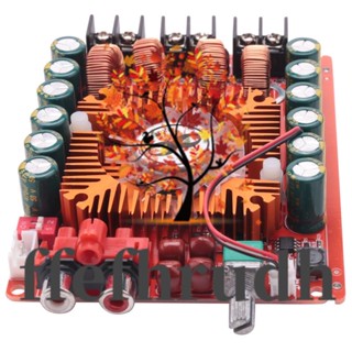 Ffefhrudh TDA7498E บอร์ดขยายเสียงสเตอริโอดิจิทัล 2X160W ช่องคู่ รองรับโหมด BTL 1X220W ช่องเดี่ยว DC 24V สําหรับรถยนต์ ยานพาหนะ คอมพิวเตอร์