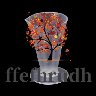 Ffefhrudh ถ้วยตวง พลาสติก ขนาด 25 มล. สําหรับห้องทดลอง ห้องครัว