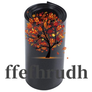 Ffefhrudh ท่อหดความร้อน PVC สีดํา 70 มม. 44 มม. 2 ม. 6.5 ฟุต สําหรับแบตเตอรี่ 18650